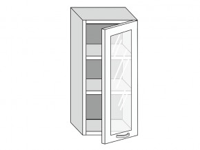 19.40.3 Шкаф настенный (h=913) на 400мм с 1-ой стекл. дверцей в Сысерти - sysert.magazinmebel.ru | фото