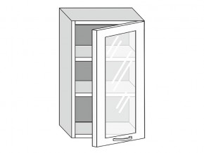 19.50.3 Шкаф настенный (h=913) на 500мм с 1-ой стекл. дверцей в Сысерти - sysert.magazinmebel.ru | фото