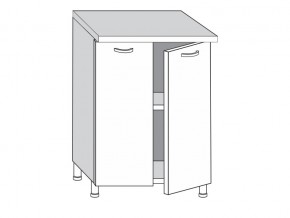 2.60.2 Шкаф-стол на 600мм с 2-мя дверцами в Сысерти - sysert.magazinmebel.ru | фото