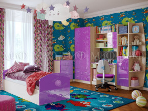 Детская комната Юниор-2 Фиолетовый металлик в Сысерти - sysert.magazinmebel.ru | фото