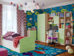 Детская комната Юниор-2 Салатовый в Сысерти - sysert.magazinmebel.ru | фото