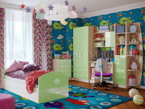 Детская комната Юниор-2 Салатовый металлик в Сысерти - sysert.magazinmebel.ru | фото