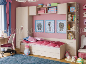 Детская комната Вега 1 Дуб беленый в Сысерти - sysert.magazinmebel.ru | фото