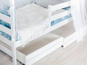Детская кровать Домик Эко с ящиками белый в Сысерти - sysert.magazinmebel.ru | фото - изображение 3