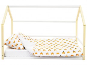 Детская кровать-домик Монтессори Svogen бежево-белый в Сысерти - sysert.magazinmebel.ru | фото - изображение 7