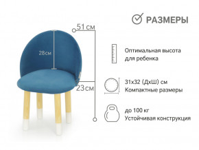 Детский мягкий стул Stumpa морской в Сысерти - sysert.magazinmebel.ru | фото - изображение 2