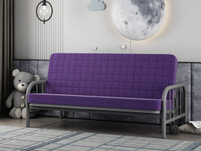 Диван-кровать Мадлен 4 Серый-Фиолетовый в Сысерти - sysert.magazinmebel.ru | фото