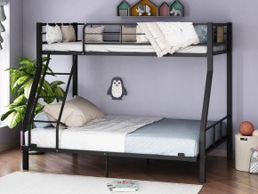 Двухъярусная кровать Гранада-1 140 черный в Сысерти - sysert.magazinmebel.ru | фото
