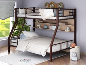 Двухъярусная кровать Гранада-1П коричневый в Сысерти - sysert.magazinmebel.ru | фото - изображение 1