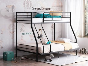 Двухъярусная кровать Гранада-2 140 черный в Сысерти - sysert.magazinmebel.ru | фото