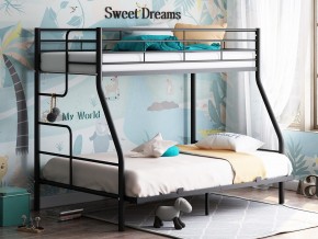 Двухъярусная кровать Гранада-3 140 черный в Сысерти - sysert.magazinmebel.ru | фото