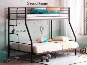 Двухъярусная кровать Гранада-3 140 коричневый в Сысерти - sysert.magazinmebel.ru | фото