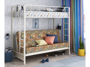 Двухъярусная кровать с диваном Мадлен Слоновая кость-марки в Сысерти - sysert.magazinmebel.ru | фото - изображение 1