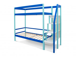 Двухъярусная кровать Svogen мятно-синий в Сысерти - sysert.magazinmebel.ru | фото - изображение 2