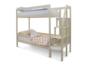 Двухъярусная кровать Svogen с бортиком бежевый в Сысерти - sysert.magazinmebel.ru | фото