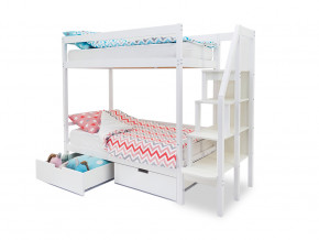 Двухъярусная кровать Svogen с ящиками белый в Сысерти - sysert.magazinmebel.ru | фото - изображение 2