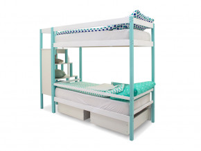 Двухъярусная кровать Svogen с ящиками мятно-белый в Сысерти - sysert.magazinmebel.ru | фото - изображение 5