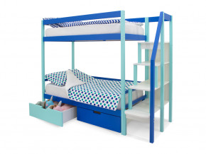 Двухъярусная кровать Svogen с ящиками мятно-синий в Сысерти - sysert.magazinmebel.ru | фото - изображение 3