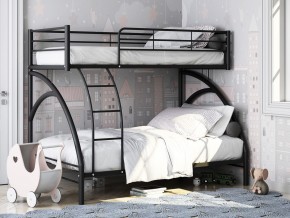 Двухъярусная кровать Виньола 2 Черная в Сысерти - sysert.magazinmebel.ru | фото
