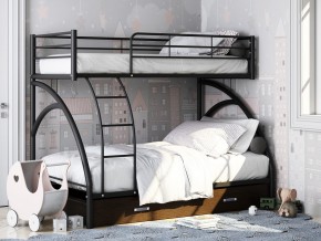 Двухъярусная кровать Виньола-2 Я черный в Сысерти - sysert.magazinmebel.ru | фото