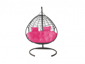 Кокон Для двоих с ротангом розовая подушка в Сысерти - sysert.magazinmebel.ru | фото - изображение 1