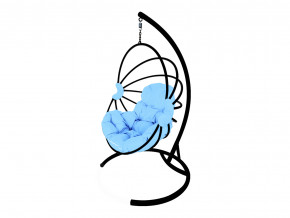 Кокон Веер без ротанга голубая подушка в Сысерти - sysert.magazinmebel.ru | фото - изображение 1