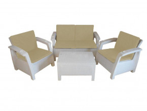 Комплект уличной мебели Yalta Premium Terrace Set белый в Сысерти - sysert.magazinmebel.ru | фото