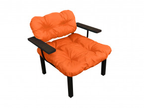 Кресло Дачное оранжевая подушка в Сысерти - sysert.magazinmebel.ru | фото
