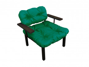 Кресло Дачное зелёная подушка в Сысерти - sysert.magazinmebel.ru | фото - изображение 1