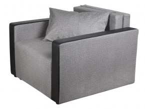 Кресло-кровать Милена с подлокотниками велюр серый в Сысерти - sysert.magazinmebel.ru | фото