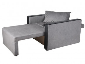Кресло-кровать Милена с подлокотниками велюр серый в Сысерти - sysert.magazinmebel.ru | фото - изображение 2