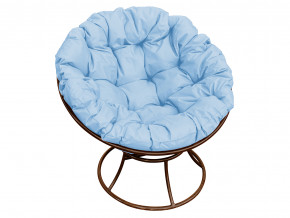 Кресло Папасан без ротанга голубая подушка в Сысерти - sysert.magazinmebel.ru | фото