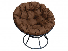 Кресло Папасан без ротанга коричневая подушка в Сысерти - sysert.magazinmebel.ru | фото
