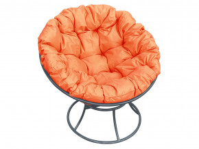 Кресло Папасан без ротанга оранжевая подушка в Сысерти - sysert.magazinmebel.ru | фото - изображение 1