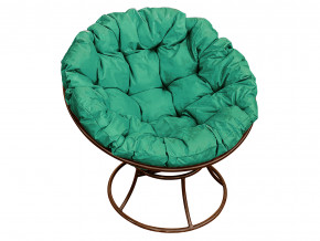 Кресло Папасан без ротанга зелёная подушка в Сысерти - sysert.magazinmebel.ru | фото