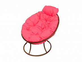 Кресло Папасан мини без ротанга розовая подушка в Сысерти - sysert.magazinmebel.ru | фото