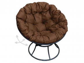 Кресло Папасан пружинка без ротанга коричневая подушка в Сысерти - sysert.magazinmebel.ru | фото