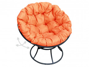 Кресло Папасан пружинка без ротанга оранжевая подушка в Сысерти - sysert.magazinmebel.ru | фото