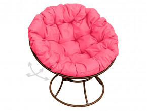 Кресло Папасан пружинка без ротанга розовая подушка в Сысерти - sysert.magazinmebel.ru | фото