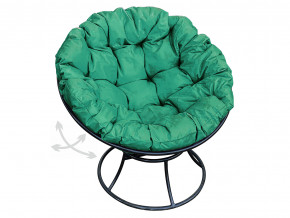 Кресло Папасан пружинка без ротанга зелёная подушка в Сысерти - sysert.magazinmebel.ru | фото - изображение 1