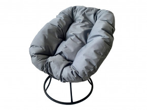 Кресло Пончик без ротанга серая подушка в Сысерти - sysert.magazinmebel.ru | фото - изображение 1