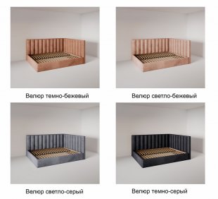 Кровать Вертикаль угловая 0.9 м с ортопедическим основанием в Сысерти - sysert.magazinmebel.ru | фото - изображение 6