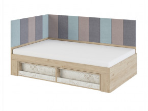 Кровать 1,2 с мягкими элементами 1,2 и 2,0 Алиса мод.2.3 в Сысерти - sysert.magazinmebel.ru | фото