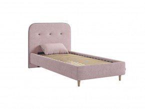 Кровать 900 Лео велюр нежно-розовый в Сысерти - sysert.magazinmebel.ru | фото - изображение 3
