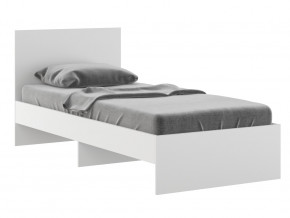 Кровать 900 Осло модуль М11 с настилом Лайт Белый в Сысерти - sysert.magazinmebel.ru | фото