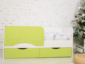 Кровать Бабочка белый/салатовый софт в Сысерти - sysert.magazinmebel.ru | фото