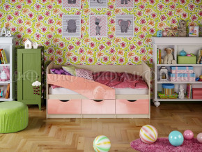 Кровать Бабочки 1600 Розовый металлик в Сысерти - sysert.magazinmebel.ru | фото