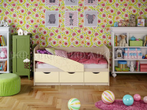 Кровать Бабочки 1600 Ваниль в Сысерти - sysert.magazinmebel.ru | фото - изображение 1