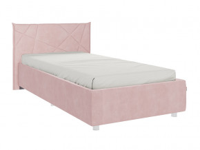 Кровать Бест 900 велюр нежно-розовый в Сысерти - sysert.magazinmebel.ru | фото
