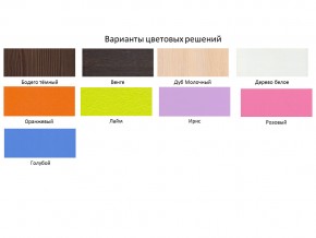 Кровать чердак Кадет 1 Белое дерево-Ирис в Сысерти - sysert.magazinmebel.ru | фото - изображение 2